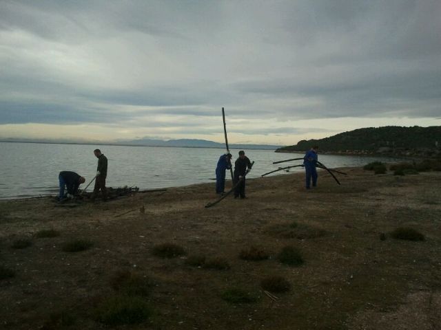 Ayuntamiento y Costas limpian las isla Perdiguera - 2, Foto 2
