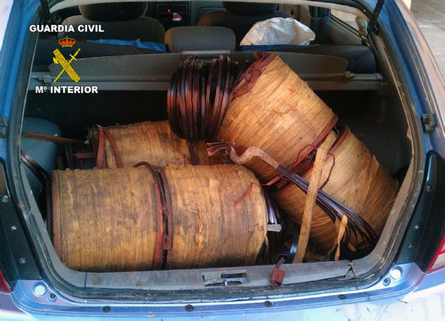 La Guardia Civil desmantela una banda dedicada a la sustracción de cobre en Caravaca de la Cruz - 2, Foto 2