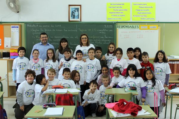 Los niños que participaron en el I Concurso 