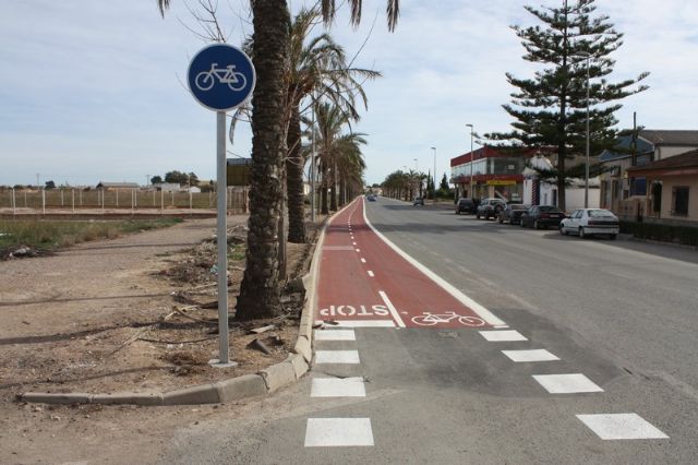 Termina la construcción del carril bici en Los Olmos - 1, Foto 1