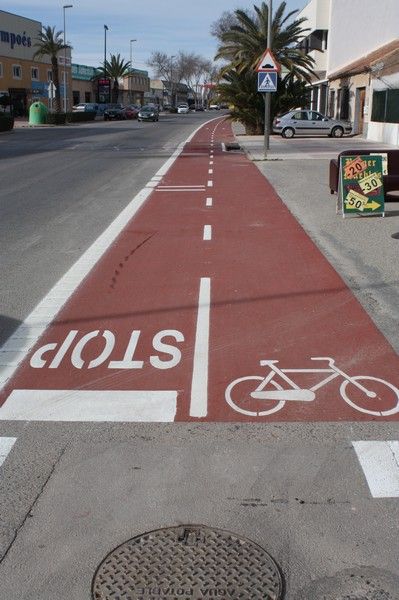 Termina la construcción del carril bici en Los Olmos - 2, Foto 2