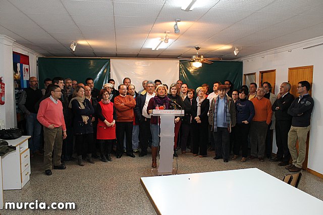 IU-Verdes de la Regin de Murcia muestra su apoyo 