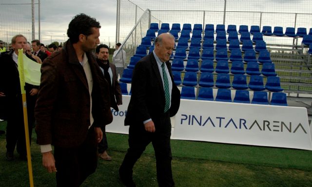Vicente del Bosque visitó Pinatar Arena - 2, Foto 2