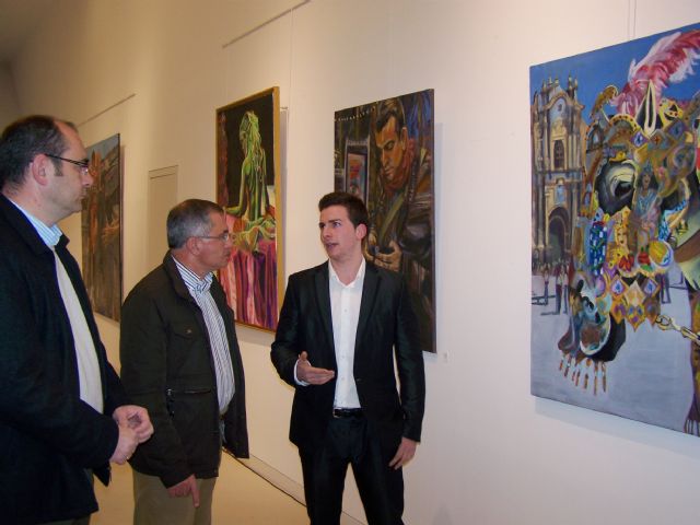 El joven pintor Pedro Juan Rabal pone el Acento Murciano al Auditorio y Palacio de Congresos de Águilas - 1, Foto 1