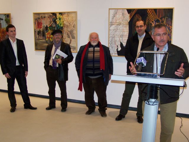 El joven pintor Pedro Juan Rabal pone el Acento Murciano al Auditorio y Palacio de Congresos de Águilas - 2, Foto 2