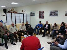 González Tovar, Castejón y otros dirigentes socialistas recorren los barrios de Nueva Cartagena y Urbanización Mediterráneo - 2, Foto 2