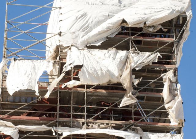 El temporal de viento provoca medio centenar de intervenciones en Cartagena - 3, Foto 3