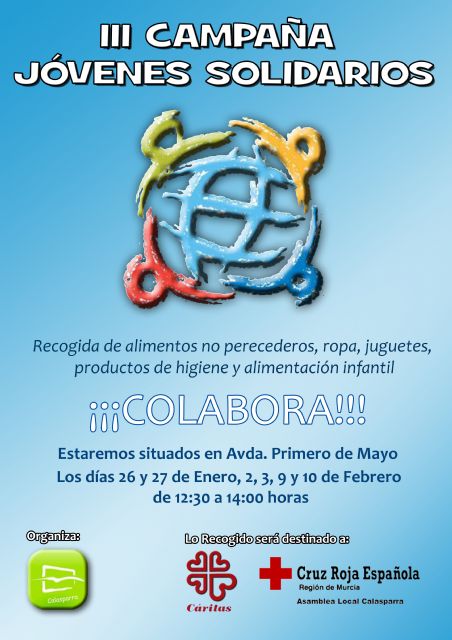 Nuevas Generaciones de Calasparra ha presentado su tercera campaña Jóvenes Solidarios. - 1, Foto 1