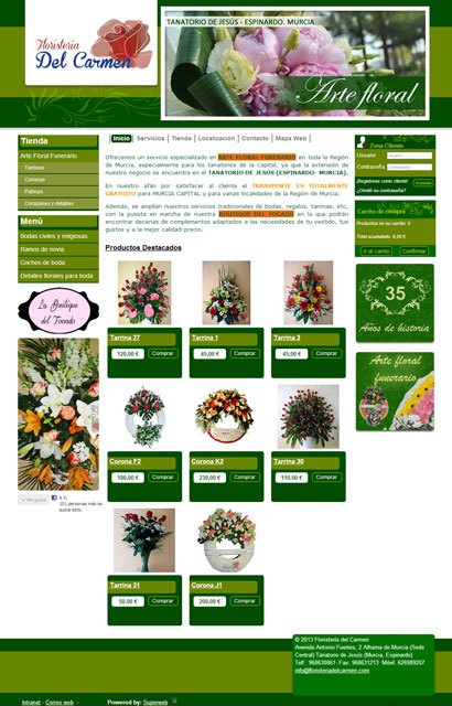 Floristera del Carmen transforma su imagen ofreciendo un valor añadido al cliente mediante la venta online, Foto 1