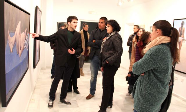 Inaugurada la exposición de pintura Miradas Figurativas del joven artista lumbrerense Javier Parra - 2, Foto 2