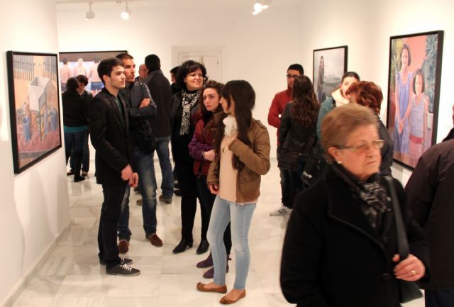 Inaugurada la exposición de pintura Miradas Figurativas del joven artista lumbrerense Javier Parra - 4, Foto 4