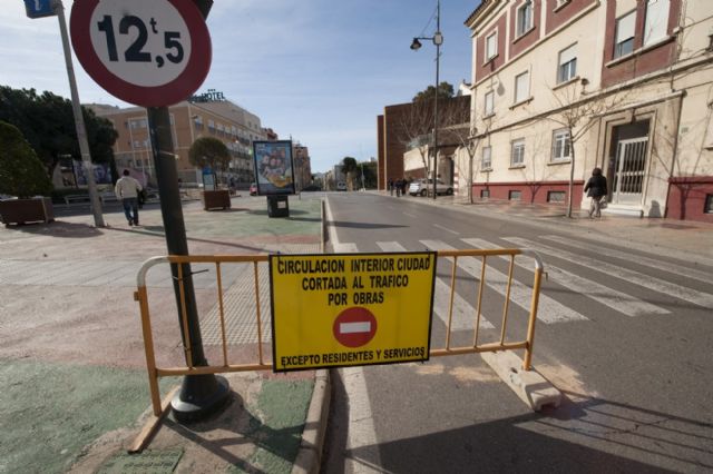 Las obras cortan el tráfico en la calle Gisbert - 2, Foto 2