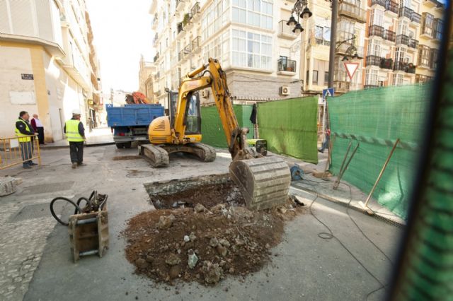 Las obras cortan el tráfico en la calle Gisbert - 3, Foto 3