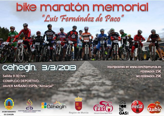 El Bike Maratón Memorial Luis Fernández de Paco se celebrará el 3 de marzo - 1, Foto 1