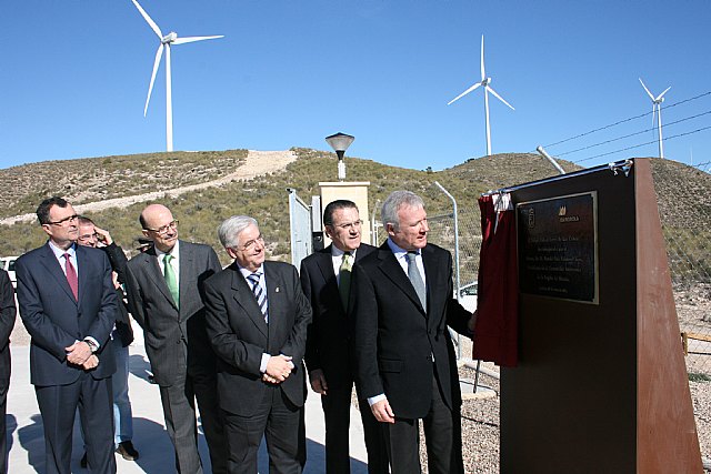 Valcárcel inaugura el Parque Eólico Sierra de las Cabras en Jumilla, Foto 1