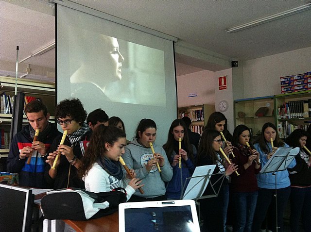 Actividades musicales en el iES Juan de la Cierva y Codorníu de Totana con motivo de la celebración del día de Santo Tomás de Aquino - 1, Foto 1