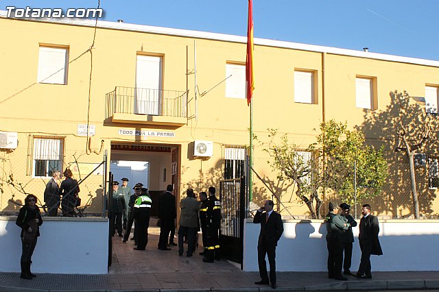 El delegado del Gobierno inaugura el Cuartel de la Guardia Civil de Totana, completamente reformado tras los daños causados por el terremoto de mayo de 2011 - 2