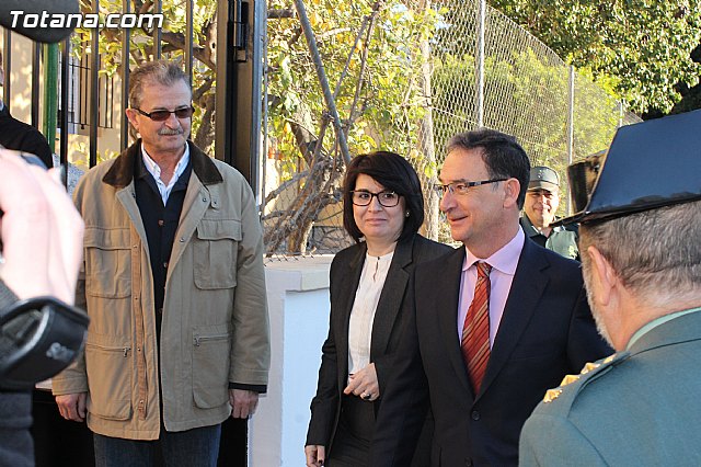 El delegado del Gobierno inaugura el Cuartel de la Guardia Civil de Totana, completamente reformado tras los daños causados por el terremoto de mayo de 2011 - 8