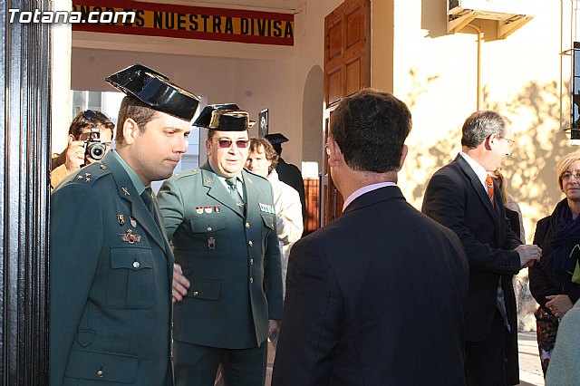 El delegado del Gobierno inaugura el Cuartel de la Guardia Civil de Totana, completamente reformado tras los daños causados por el terremoto de mayo de 2011 - 9