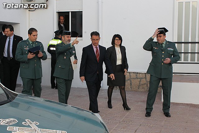 El delegado del Gobierno inaugura el Cuartel de la Guardia Civil de Totana, completamente reformado tras los daños causados por el terremoto de mayo de 2011 - 13