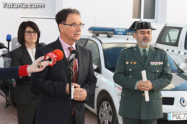 El delegado del Gobierno inaugura el Cuartel de la Guardia Civil de Totana, completamente reformado tras los daños causados por el terremoto de mayo de 2011 - 19