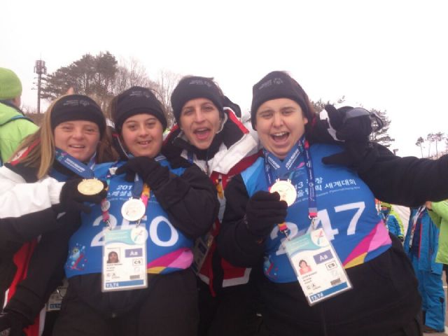 Las deportistas murcianas con discapacidad intelectual ganan sus primeras medallas en los Juegos Mundiales Corea - 1, Foto 1