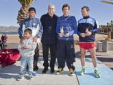 Más de 300 atletas desafían al viento durante la II Media Maratón 'Bahía de Mazarrón'