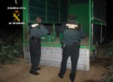 La Guardia Civil detiene a seis personas por sustraer cerca de una tonelada de alcachofas y una quincena de corderos