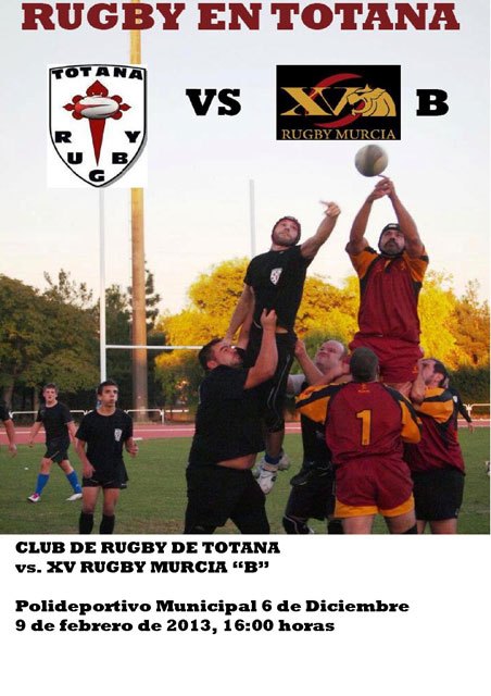 El Club de Rugby de Totana juega el sábado 9 de febrero con el XV Rugby Murcia B - 2, Foto 2