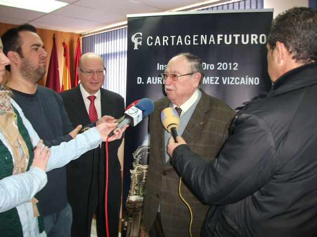 Aureliano Gómez Vizcaíno recibirá esta noche la insignia de oro de la Asociación Cartagena Futuro - 1, Foto 1