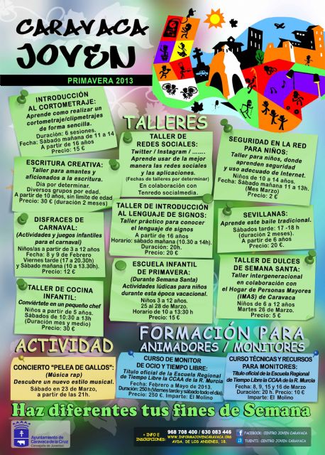 La programación Caravaca Joven se reinventa con nuevos talleres y actividades - 2, Foto 2