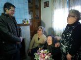 El Alcalde de Lorca felicita a Elvira Carrasco, la lorquina con ms edad a sus 107 años