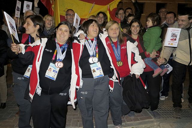Las tres deportistas murcianas con discapacidad intelectual regresan de los juegos mundiales de Corea con seis medallas - 1, Foto 1