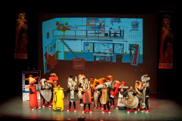 La Chirigota de Beniaján se convirtió en la gran triunfadora del concurso de chirigotas de Cartagena 2013 - 1, Foto 1