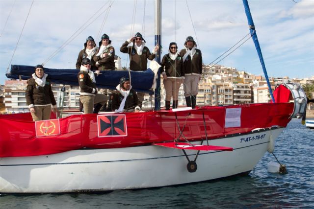 Dos embarcaciones colisionan en la segunda manga de la XII regata carnaval del club nautico de Águilas - 1, Foto 1
