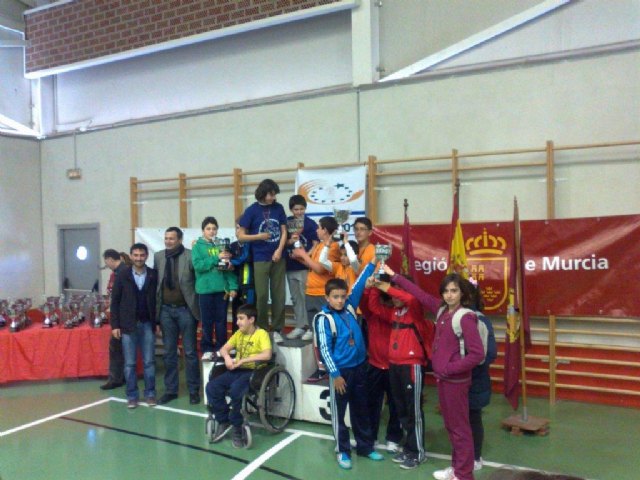 El equipo cadete masculino del IES Juan de la Cierva, subcampeón en la final regional de tenis de mesa de Deporte Escolar, celebrada en Lorca, Foto 1