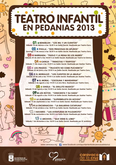 La Concejalía de Cultura programa la quinta edición del ciclo Teatro en Pedanías - 1, Foto 1