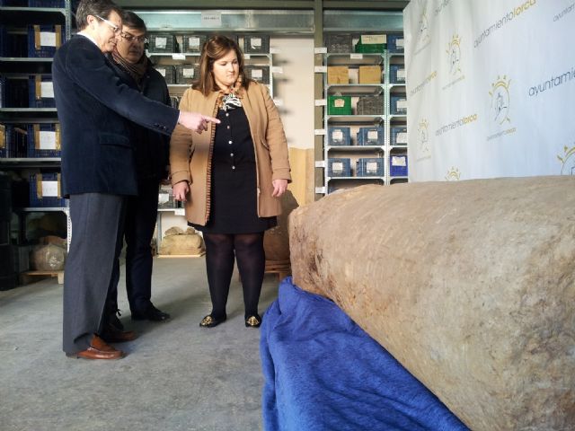 Descubierta en Lorca una columna miliaria romana de la época del emperador Octavio Augusto, con más de 2021 años de antigüedad - 3, Foto 3