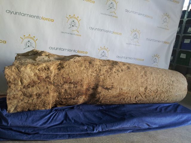 Descubierta en Lorca una columna miliaria romana de la época del emperador Octavio Augusto, con más de 2021 años de antigüedad - 5, Foto 5