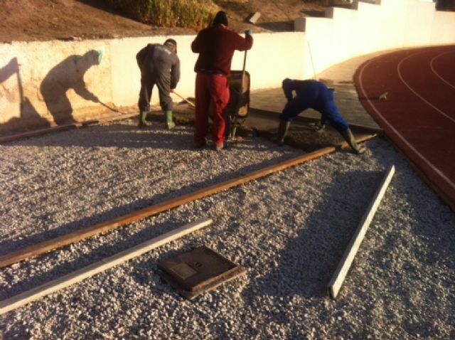 La Concejalía de Deportes realiza trabajos de mejora en diferentes instalaciones municipales - 1, Foto 1