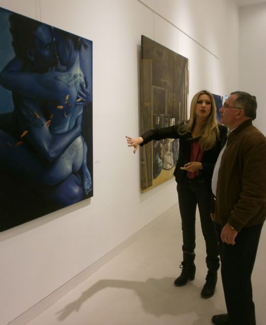 Carmen Giraldez muestra su obra en el Auditorio de Águilas - 2, Foto 2