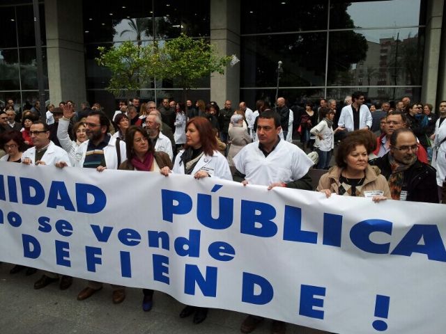 El PSRM apoya las reivindicaciones por la sanidad pública del movimiento 'Marea Blanca' - 1, Foto 1