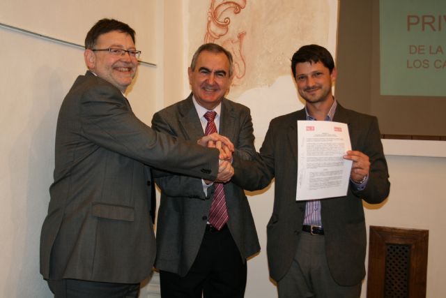 El PSRM firma un acuerdo con el PSPV para defender la continuidad de la Mancomunidad de Canales del Taibilla - 1, Foto 1