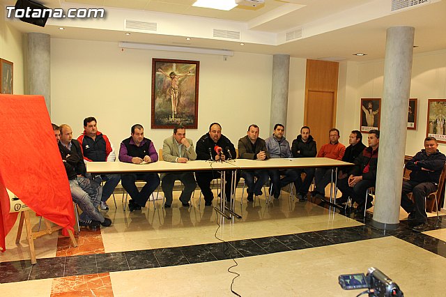 Rueda de prensa. Vocala de Msica del Ilustre Cabildo Superior de Procesiones de Totana - 1