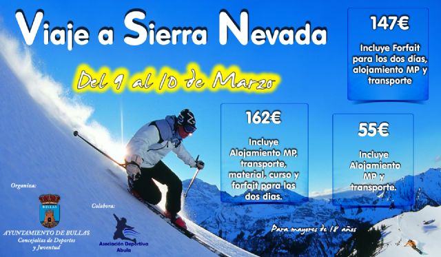 Deportes y Juventud organizan un viaje a Sierra Nevada - 1, Foto 1