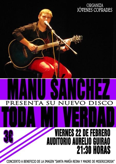 Manu Sánchez actúa a beneficio de la imagen Santa María Reina y Madre de la Misericordia - 1, Foto 1