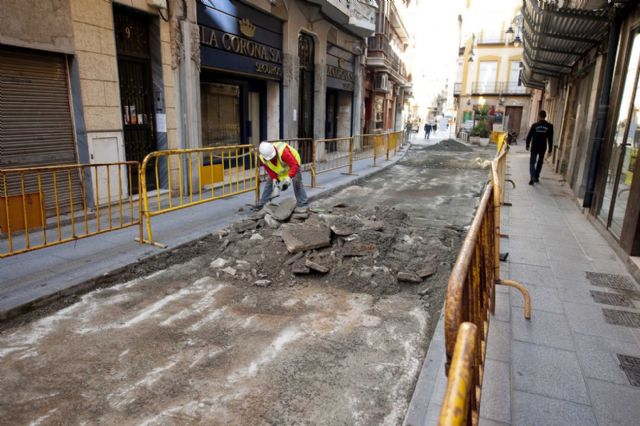 Empieza la sustitución de adoquines por hormigón impreso - 1, Foto 1