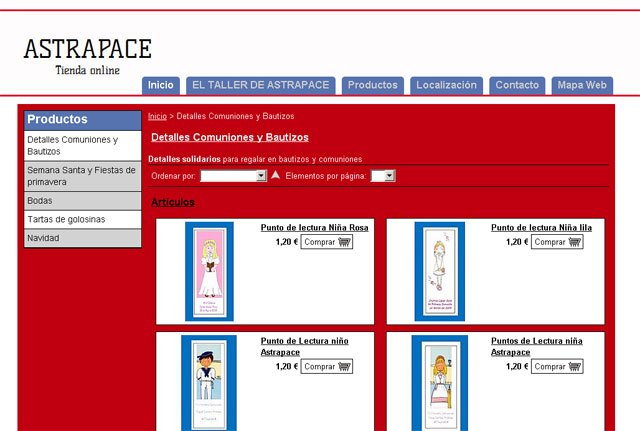 Una tienda Online desarrollada con 