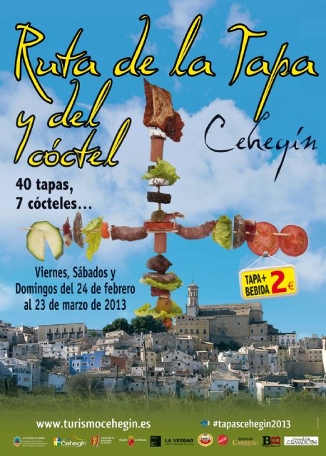 Un total de 40 tapas y 7 cócteles participan en 'la Ruta' de Cehegín desde este domingo - 1, Foto 1
