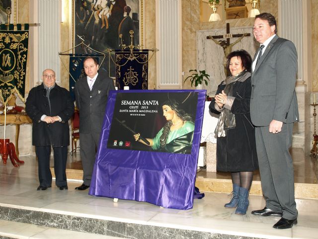 El alcalde, la pregonera, el presidente de la Junta y el párroco, Foto 1